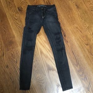 Black Ripped Skinny Jeans